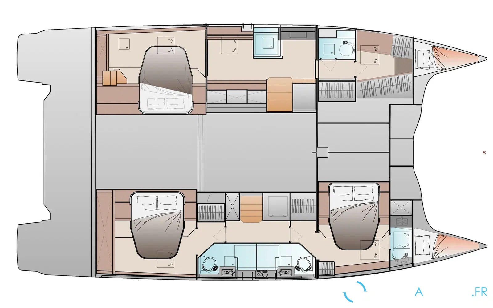 slider 47 Fountaine Pajot FP 48