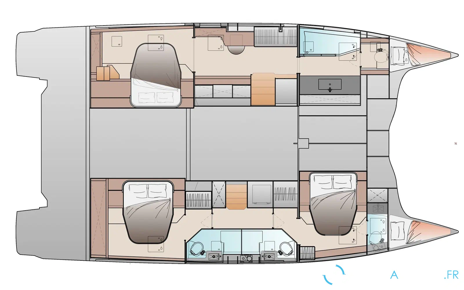 slider 48 Fountaine Pajot FP 48