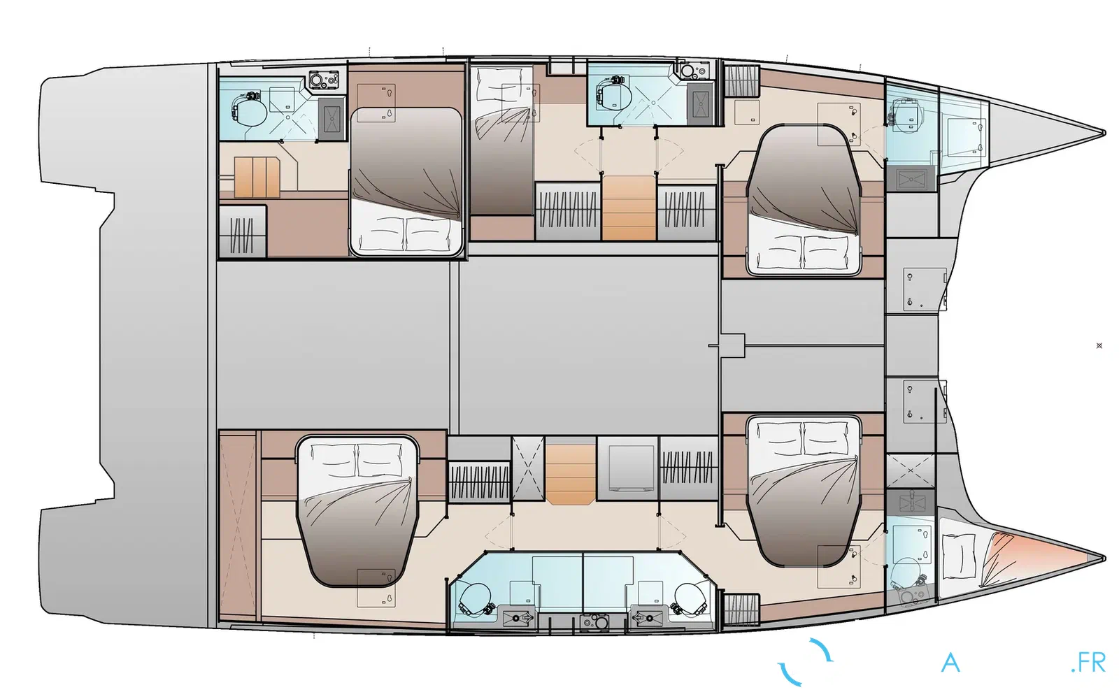 slider 49 Fountaine Pajot FP 48