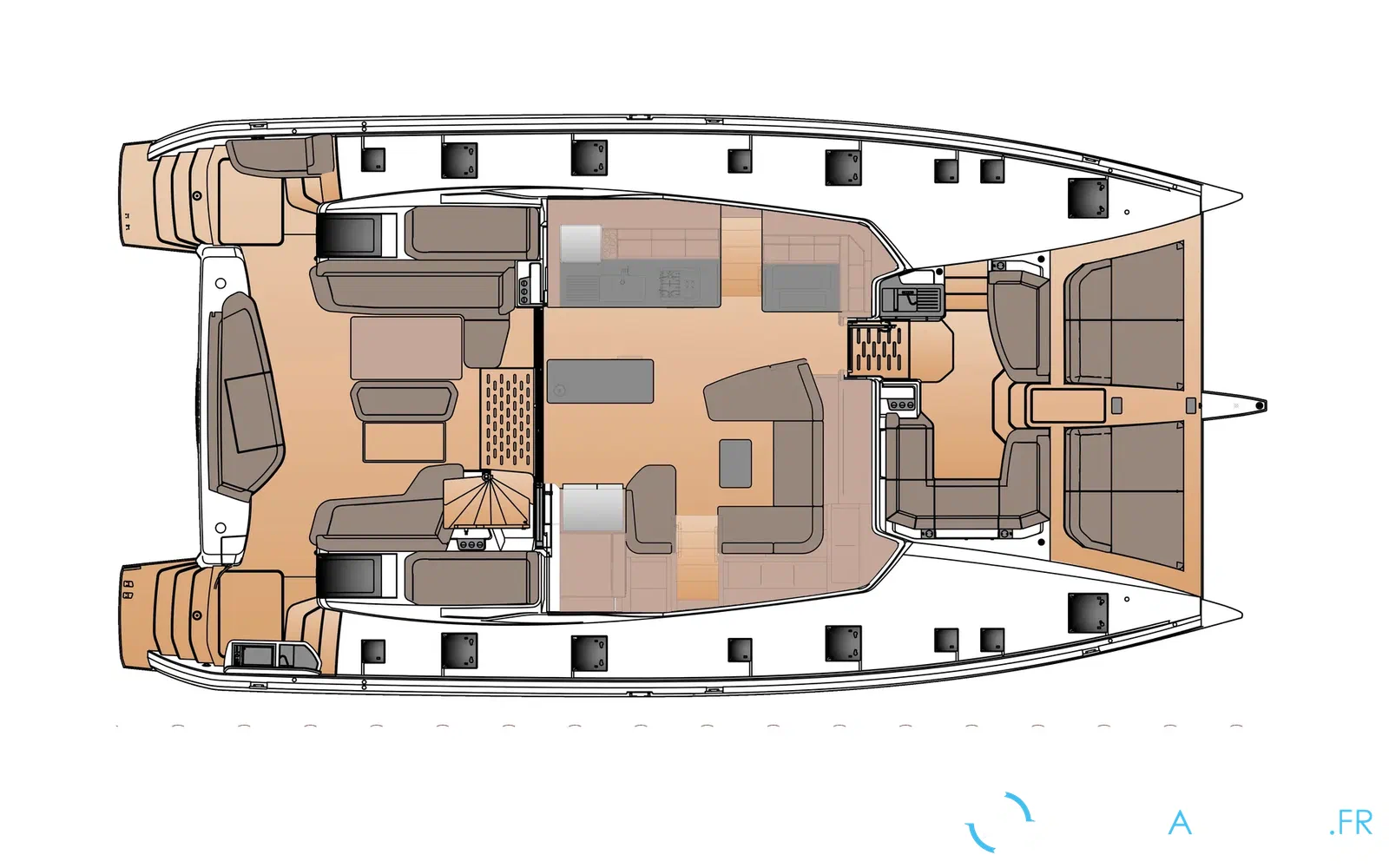 slider 51 Fountaine Pajot FP 55