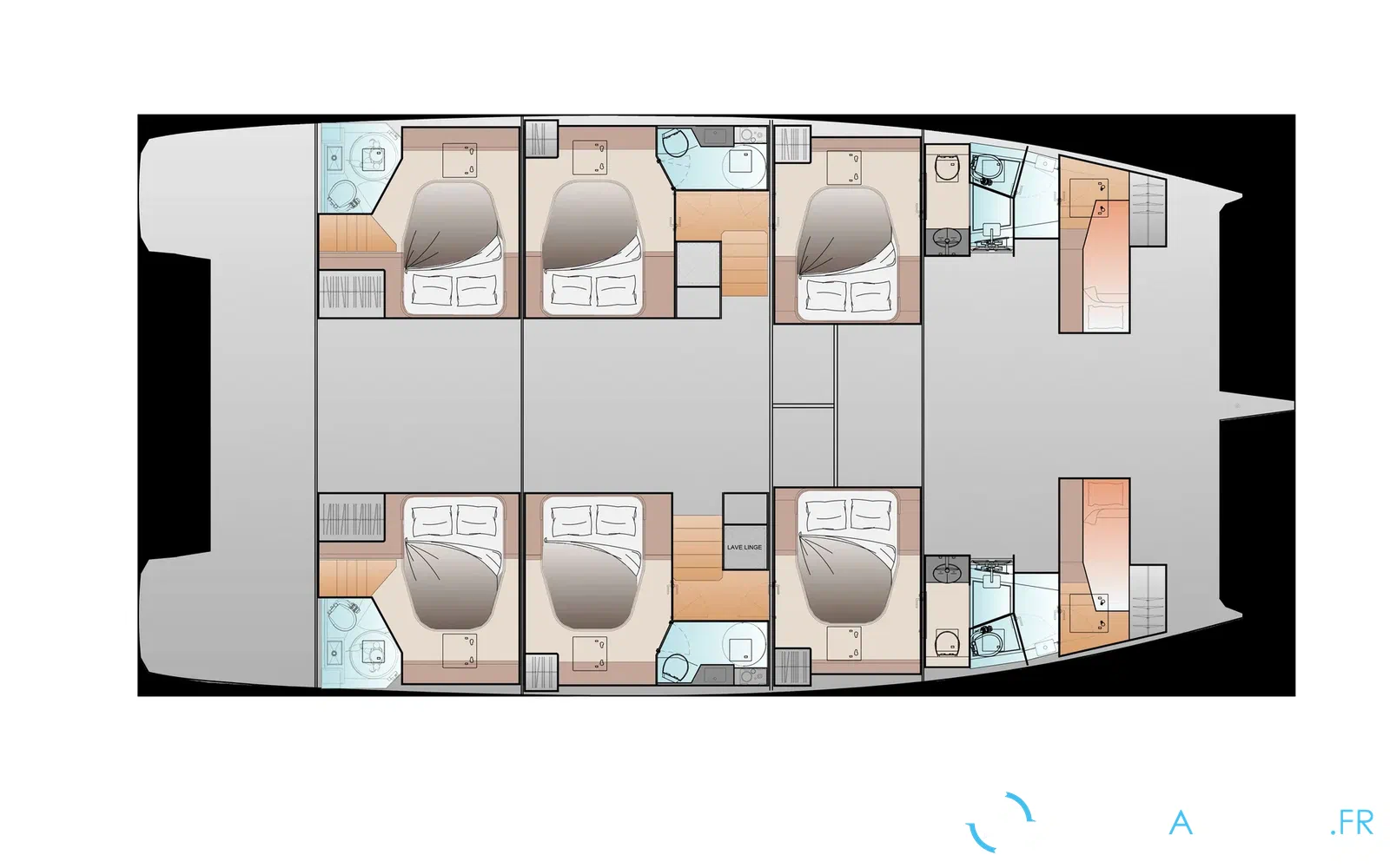 slider 52 Fountaine Pajot FP 55
