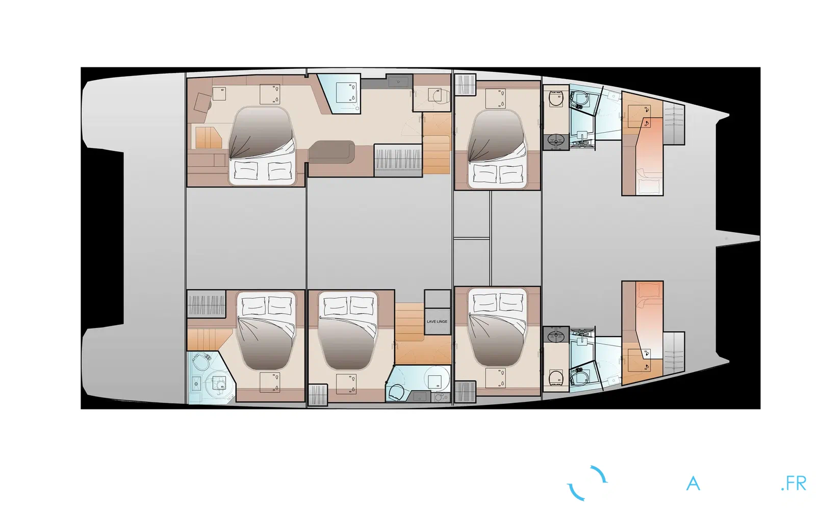 slider 54 Fountaine Pajot FP 55