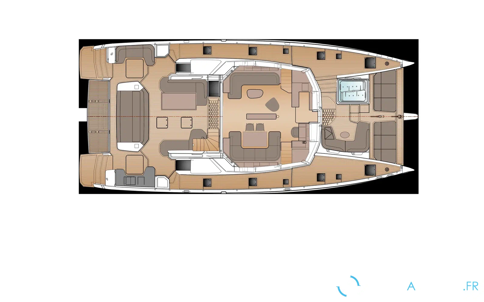 slider 73 Fountaine Pajot FPY 70S