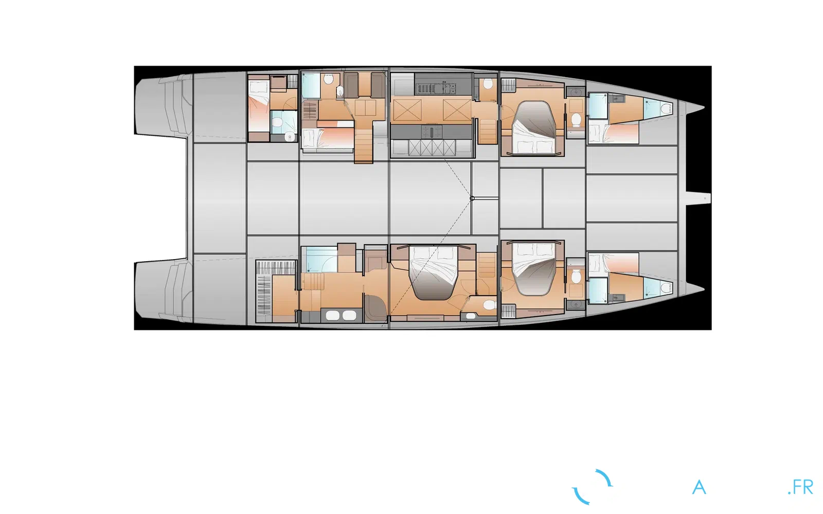 slider 76 Fountaine Pajot FPY 70S