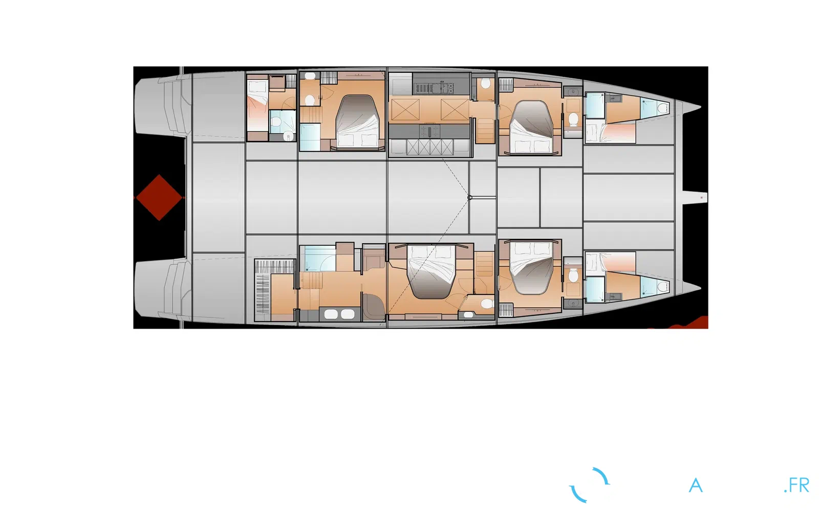 slider 77 Fountaine Pajot FPY 70S
