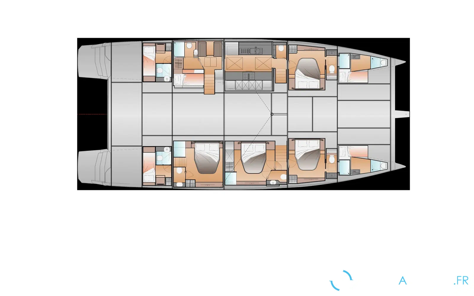 slider 78 Fountaine Pajot FPY 70S