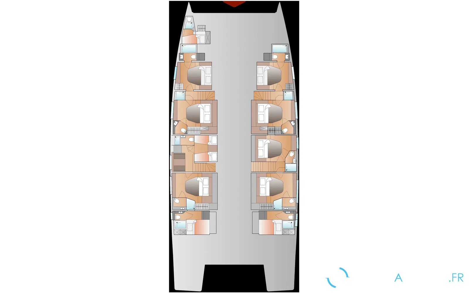 slider 127 Fountaine Pajot Thira 80
