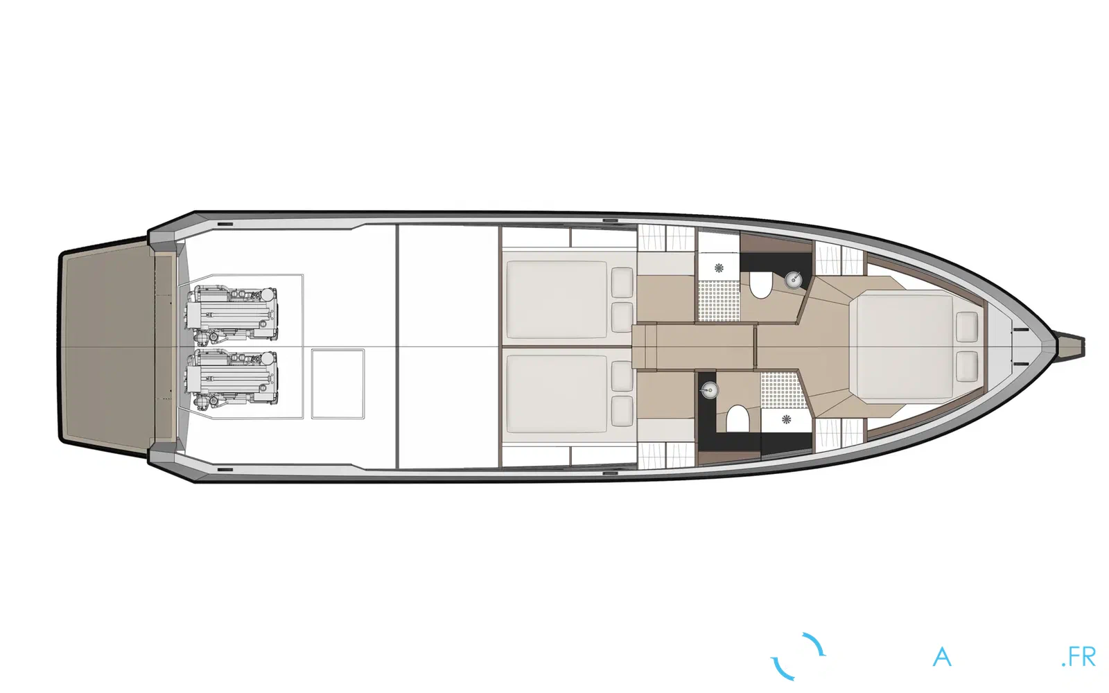 slider 12 Delta Powerboats 48 Adventure