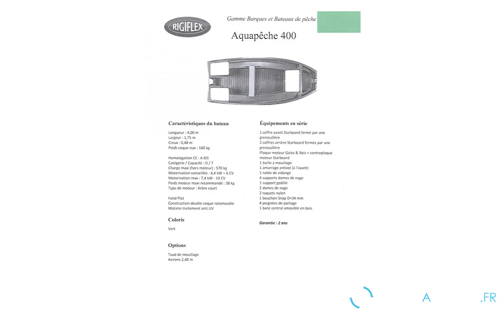 slider 0 Rigiflex Aqua Peche 400