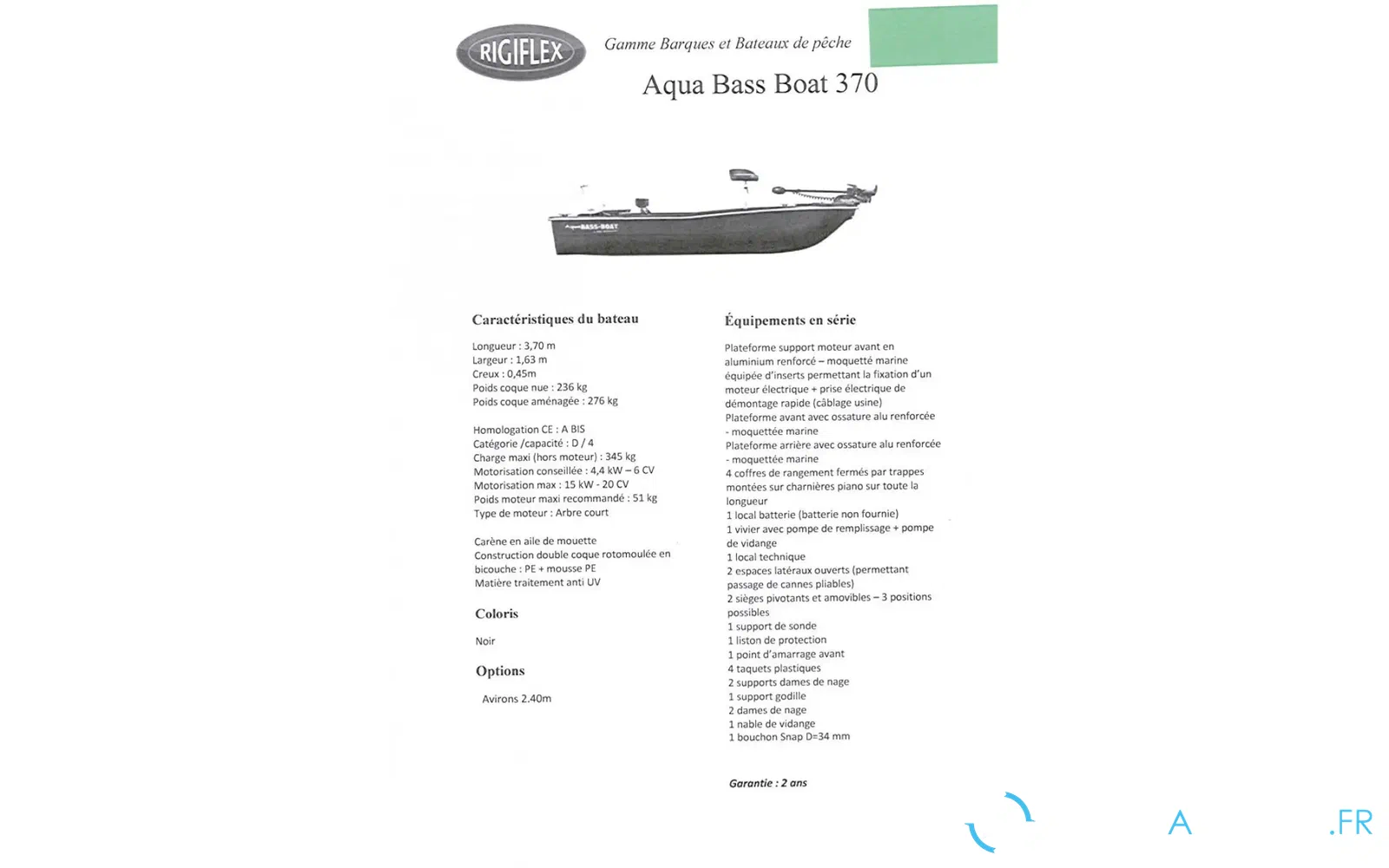 slider 0 Rigiflex Aqua Bass Boat