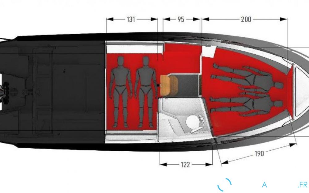 Parker 800 Cruiser interieur photo 5