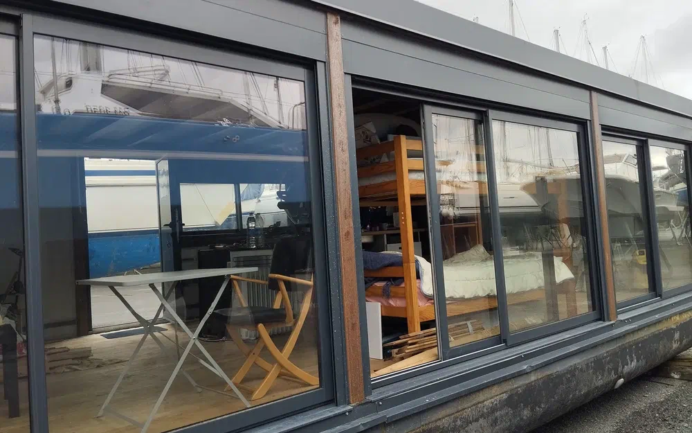 slider 2 Ponton Boat House boat open space , bureaux, selon projet