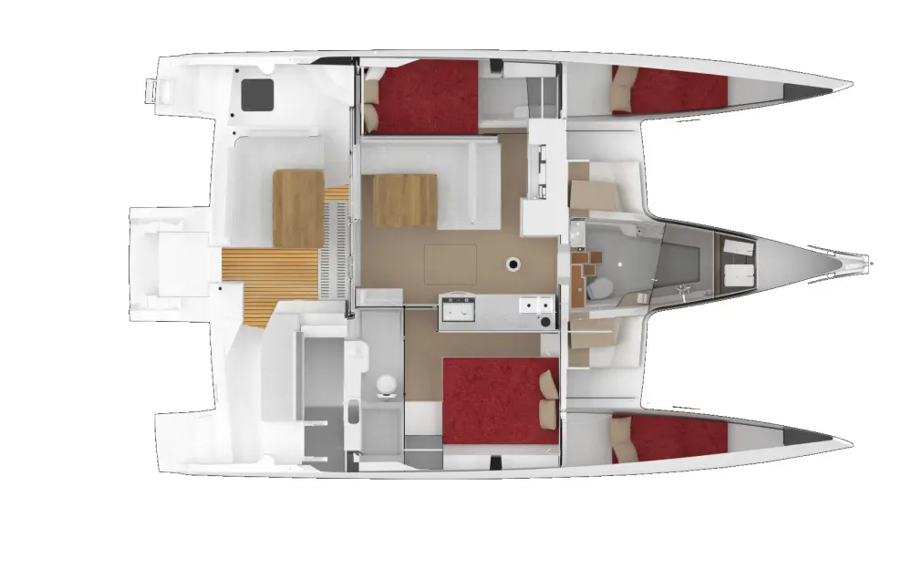 slider 37 Neel Trimarans Neel 43