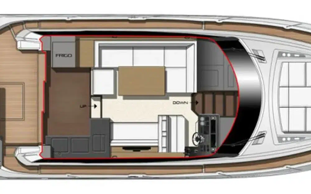 slider 10 Prestige Yachts 460 Fly