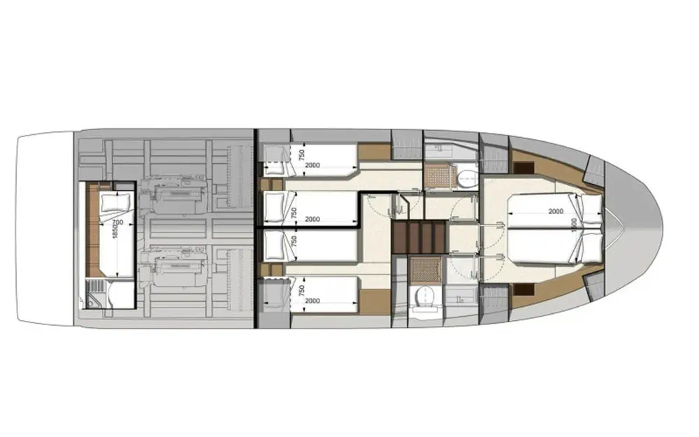 slider 12 Prestige Yachts 460 Fly