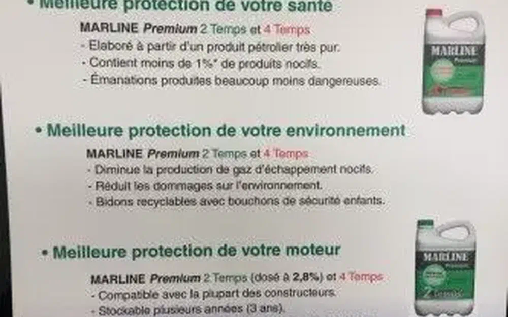 slider 1 Essence synthétique Marline 4 Tps