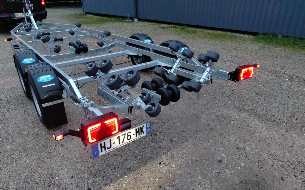 slider 2 Remorque double essieux BRENDERUP ELLEBI 3500 kg