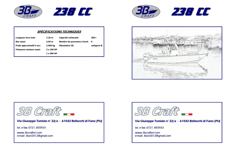 slider 15 3B Craft  238 CC