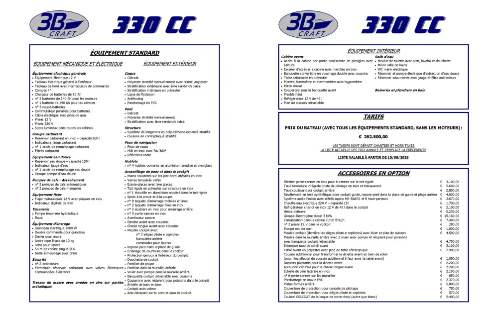 slider 23 3B Craft  330 CC