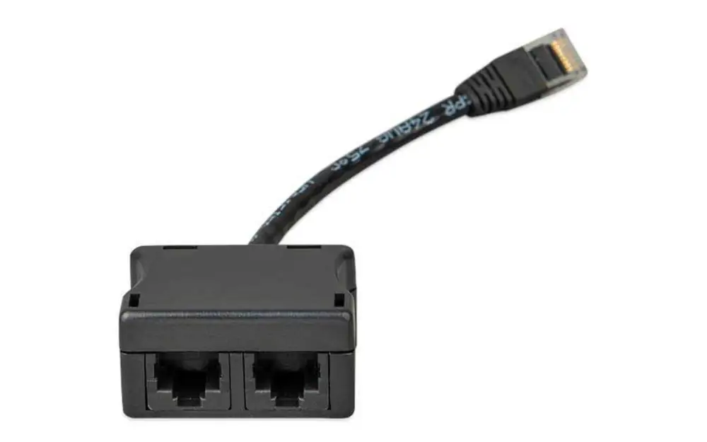 slider 0 Répéteur RJ45 1xRJ45 mâle/câble de 15 cm/2x