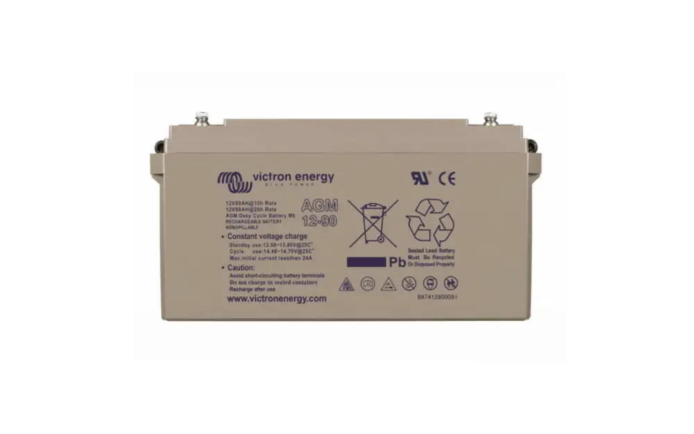 slider 0 Batterie AGM à décharge profonde avec filetage 12V/90Ah (M6)