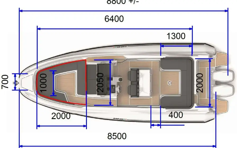 slider 38 Zar Formenti Zar 85 SL