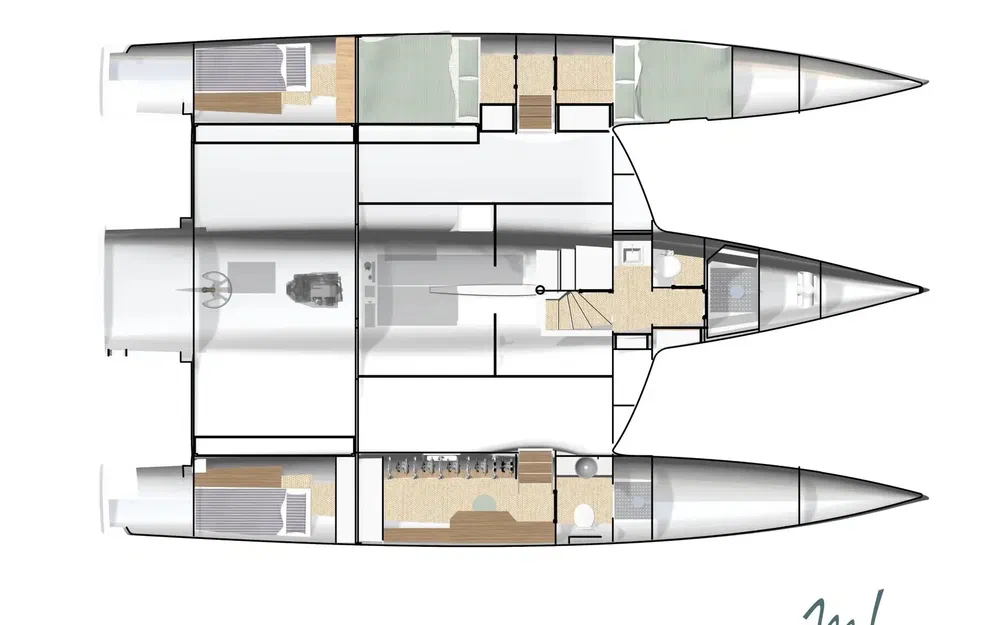 slider 12 Neel Trimarans NEEL 48