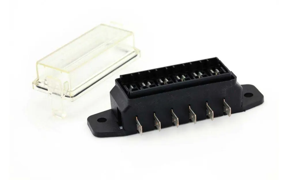 slider 0 Support de fusible à lames plat 6 pôles