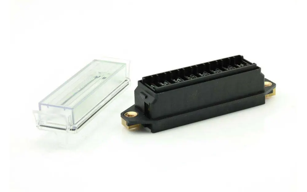 slider 0 Porte-fusible à lame plate 8 pôles avec connexion inférieure