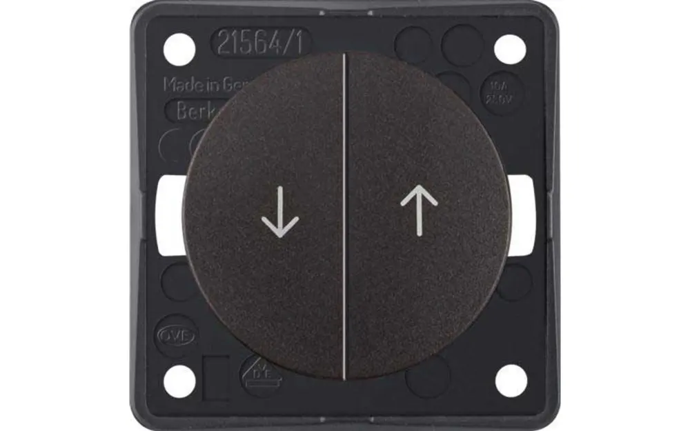 slider 0 Série de jalousies-bouton-poussoir avec flèche