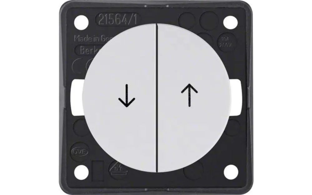 slider 0 Série de jalousies-bouton-poussoir avec flèche