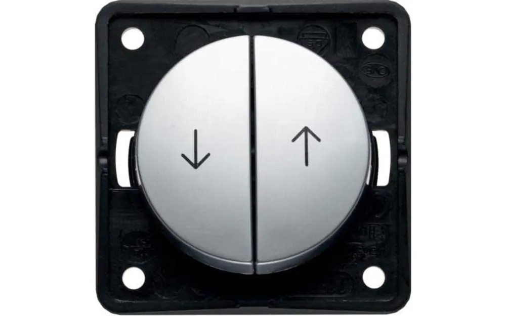slider 0 Série de jalousies-bouton-poussoir avec flèche