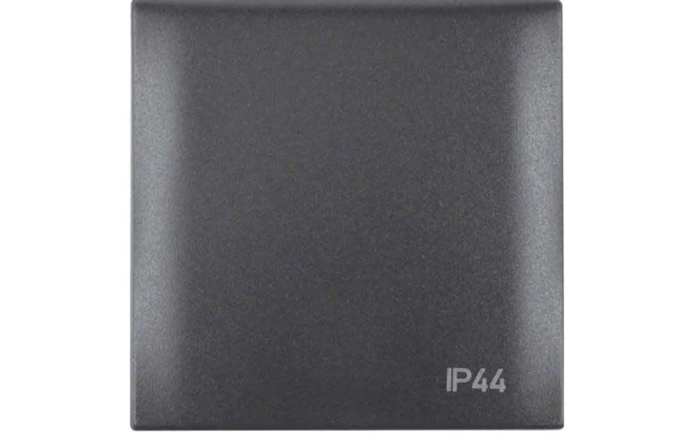 slider 0 Cadre de recouvrement simple avec couvercle à clapet IP44