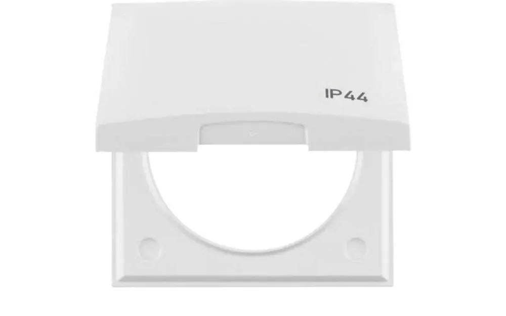 slider 0 Cadre de recouvrement simple avec couvercle à clapet IP44