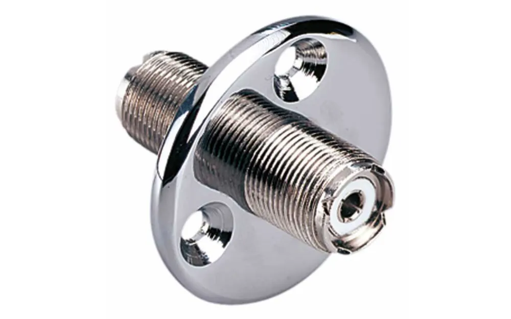 slider 0 Passe-coque en acier inoxydable pour câble coaxial