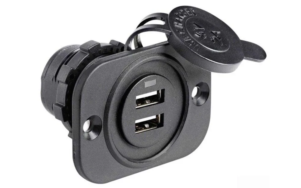 slider 0 Connecteur USB double encastré