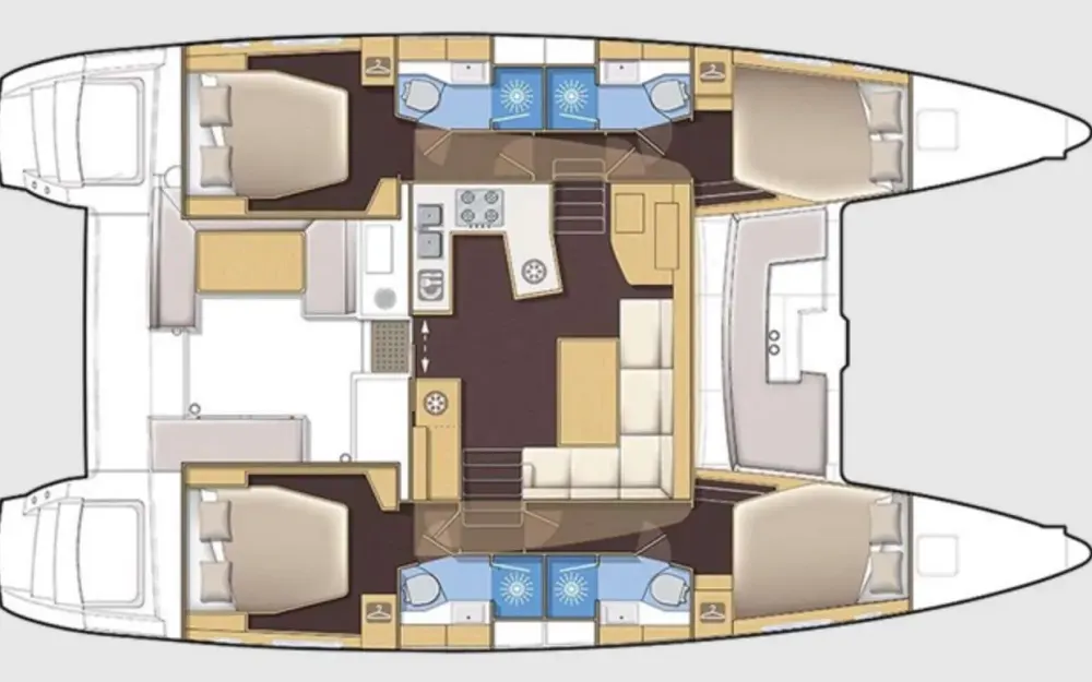 slider 2 Lagoon  450 Sport Top