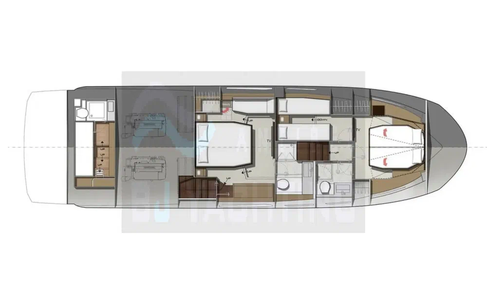 slider 17 Prestige Yachts 520 Fly