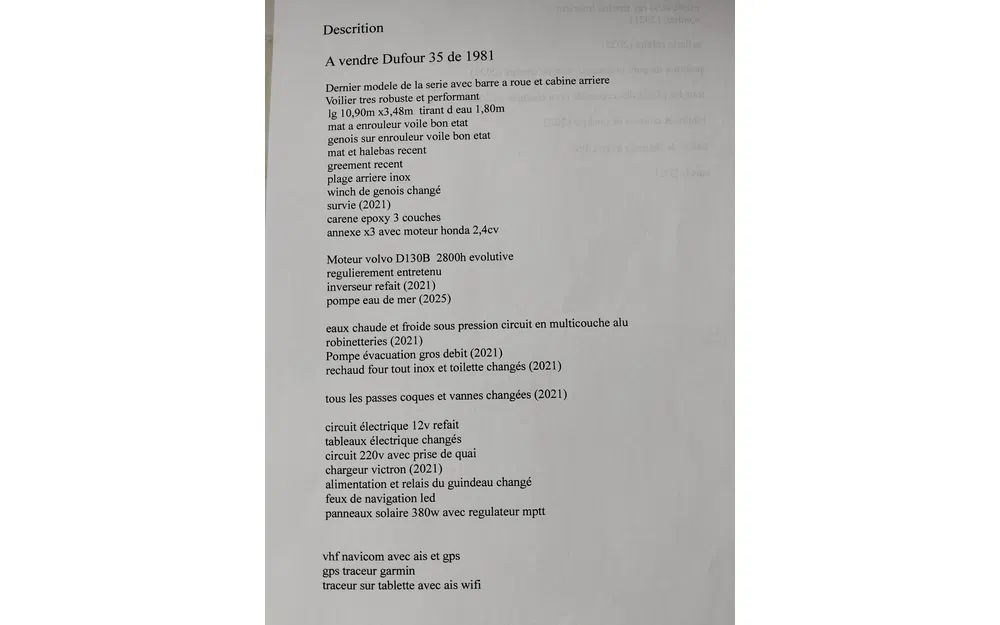 slider 16 Dufour 35 Classic