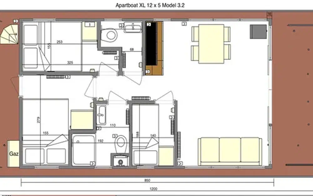 slider 21 La Mare Apartboat XL