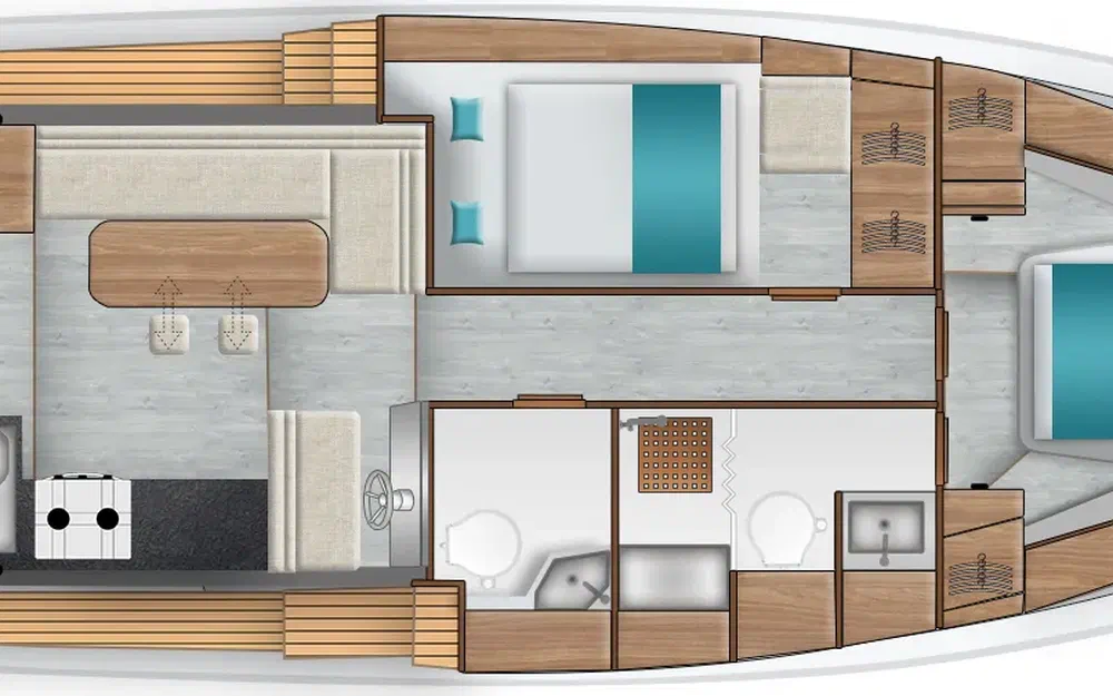 slider 22 Delphia 12 Sedan