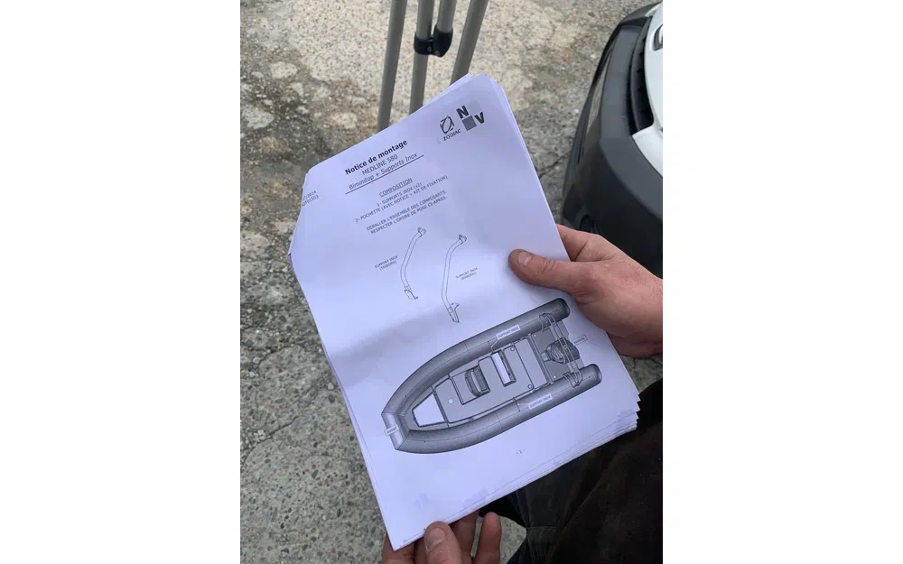 slider 2 BIMINI pour Zodiac Medline 540-580