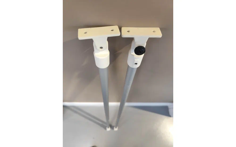 slider 2 Jambes de force bimini aluminium