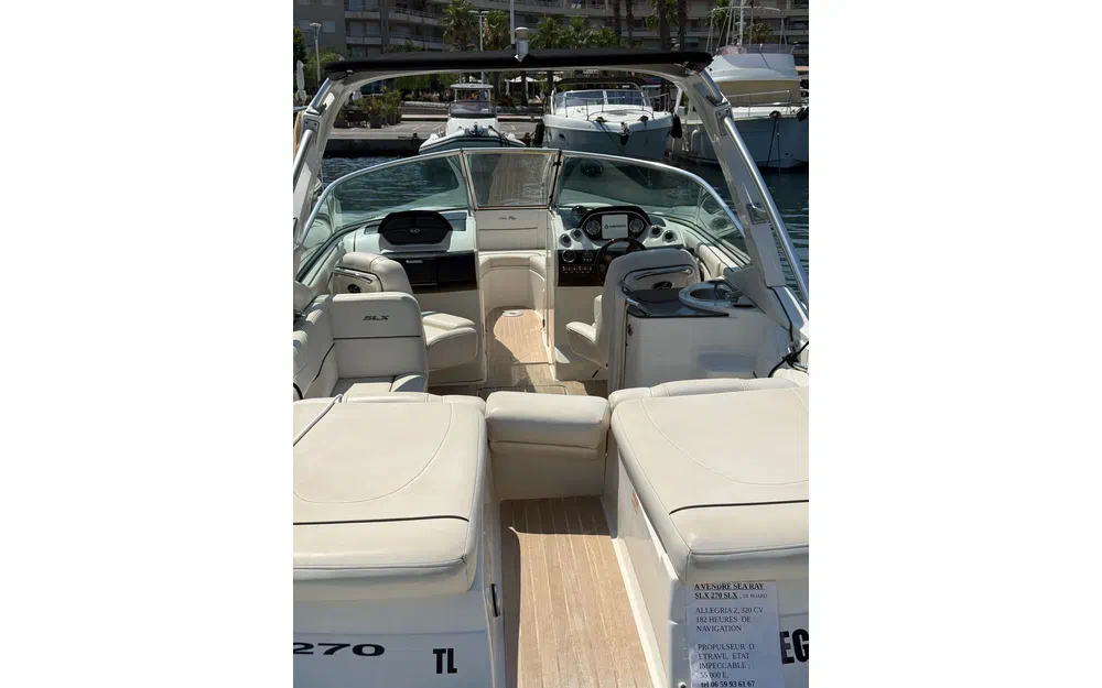 slider 8 Sea Ray 270 SELECT