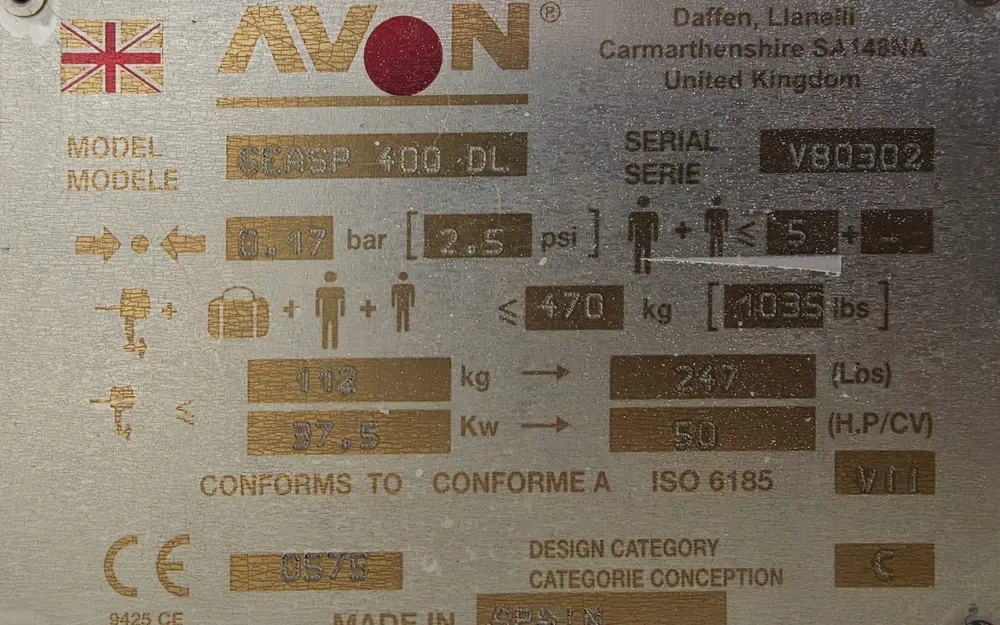 slider 19 Avon Seasport 400 DL