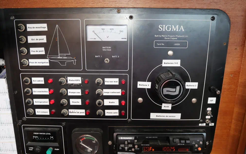 slider 100 Sigma Yacht Sigma 38