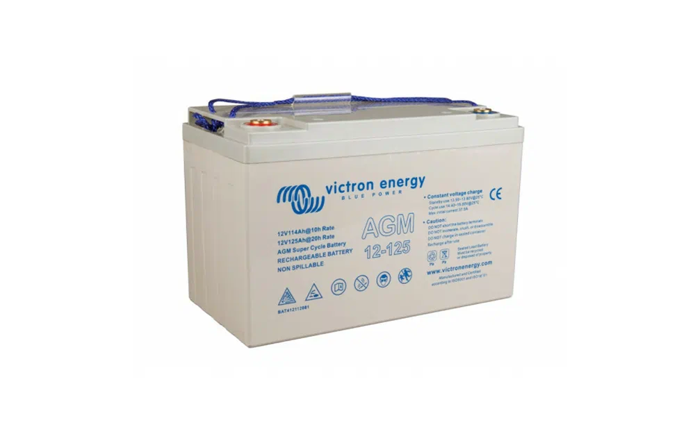 slider 0 Batterie AGM Super Cycle avec filetage 12V/125Ah (M8)
