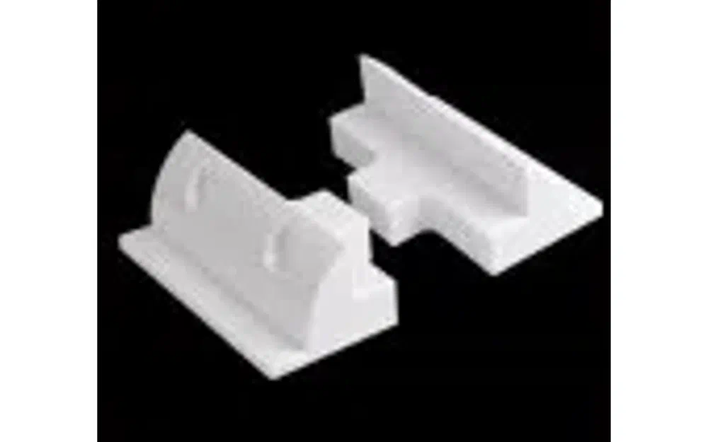 slider 0 Blocs intermédiaires blancs p. fixation de panneau solaire (2 pièces)