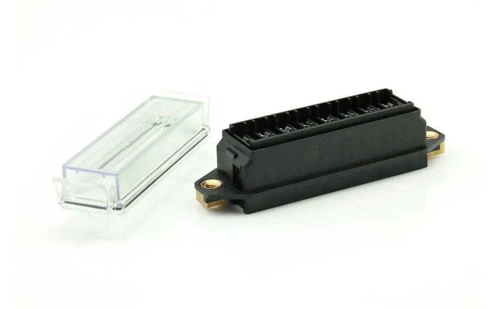 slider 0 Porte-fusible plat 8 pôles, raccordement par dessous
