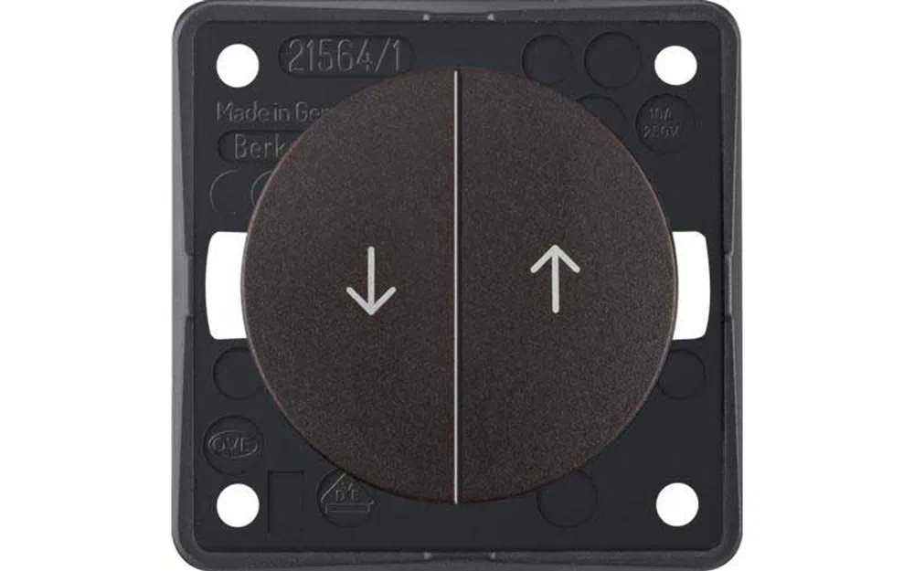 slider 0 Bouton-poussoir série jalousie avec flèche